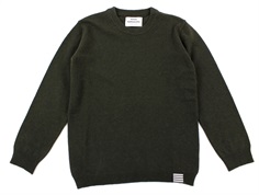Mads Nørgaard sweater Karstino forest night uld recycled